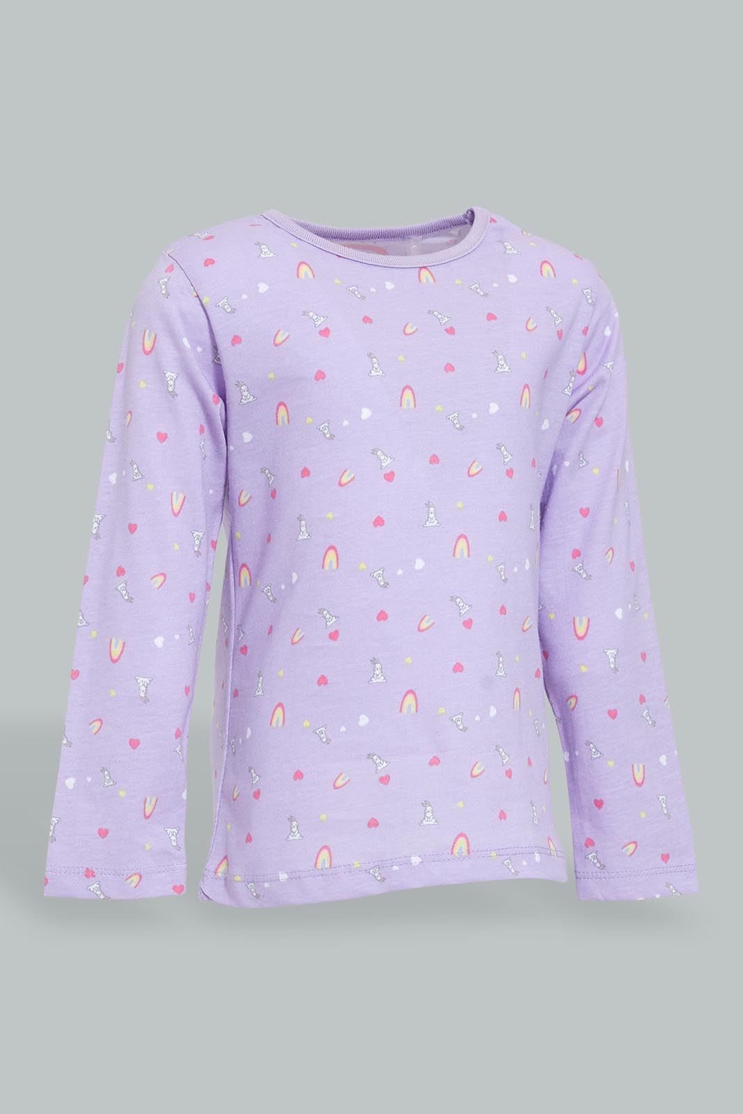 Redtag-Multi-Colour-Shine-Sparkle-2-Pcs-Pack-Short-&-Full-Length-Pyjama-Set-Colour:Assorted,-Filter:Infant-Girls-(3-to-24-Mths),-Infant-Girls-Pyjama-Sets,-New-In,-New-In-ING,-Non-Sale,-S22B,-Section:Kidswear-Infant-Girls-3 to 24 Months