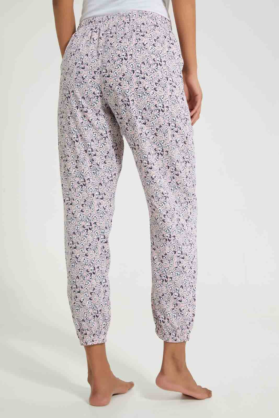 Redtag-Pale-Pink-Printed-Pyjama-Bottom-Pyjama-Bottoms-Women's-