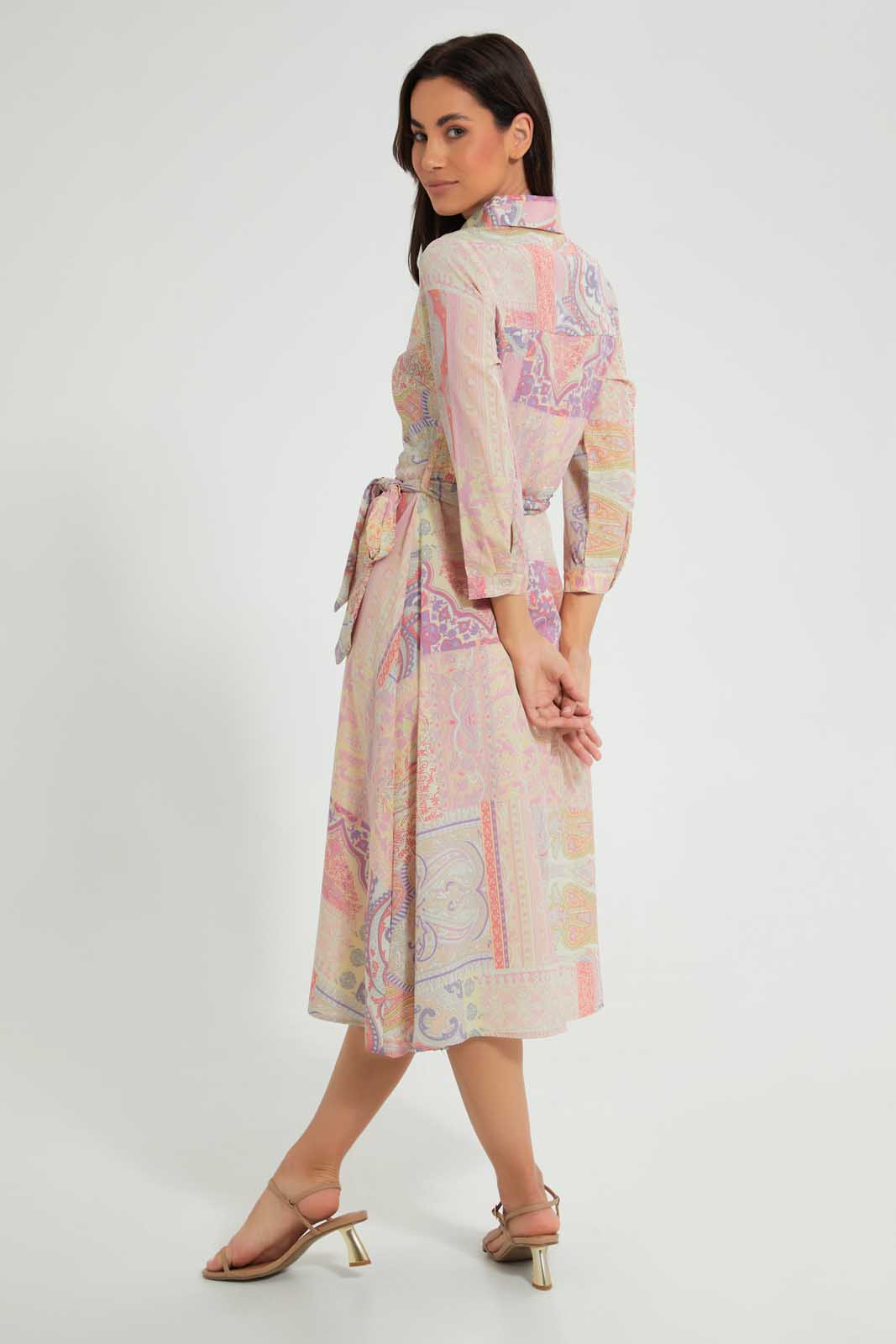 Redtag-Multicolor-Print-Shirt-Dress-Dresses-Women's-