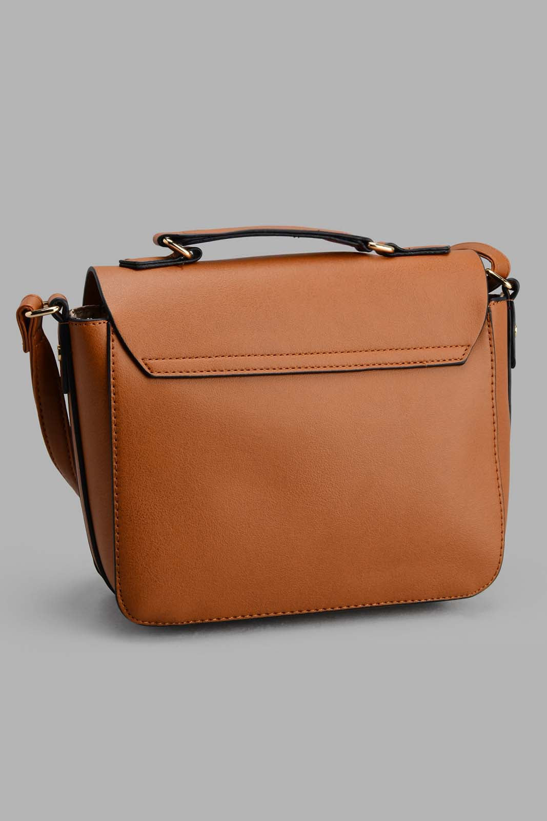 Redtag-Tan-Satchel-Day-Bag-Day-Bags-Women-