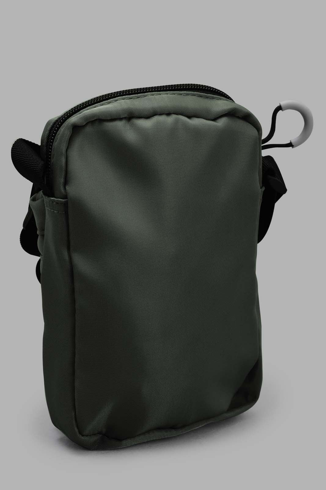 Redtag-Olive-Green-Crossbody-Bag-Category:Bags,-Colour:Green,-Deals:Sale,-Filter:Men's-Accessories,-Men-Bags,-New-In,-New-In-Men-ACC,-Non-Sale,-S22C,-Sale-Men-ACC,-Section:Men-Men's-