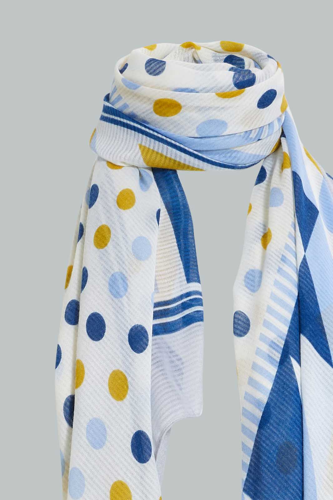Redtag-Multi-Color--Printed-Scarf-Fashion-Scarves-Girls-