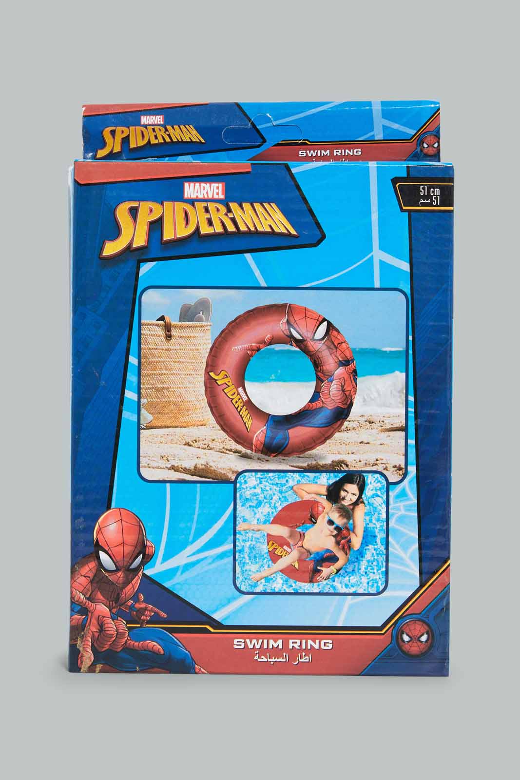 Redtag-Red/Blue-Spiderman-Swim-Ring-BTS,-Category:Toys,-CHR,-Colour:Red,-Filter:Toys-Accessories,-IMP-Toys,-New-In,-New-In-IMP-ACC,-Non-Sale,-S22C,-Section:Girls-(0-to-14Yrs)-Toys-