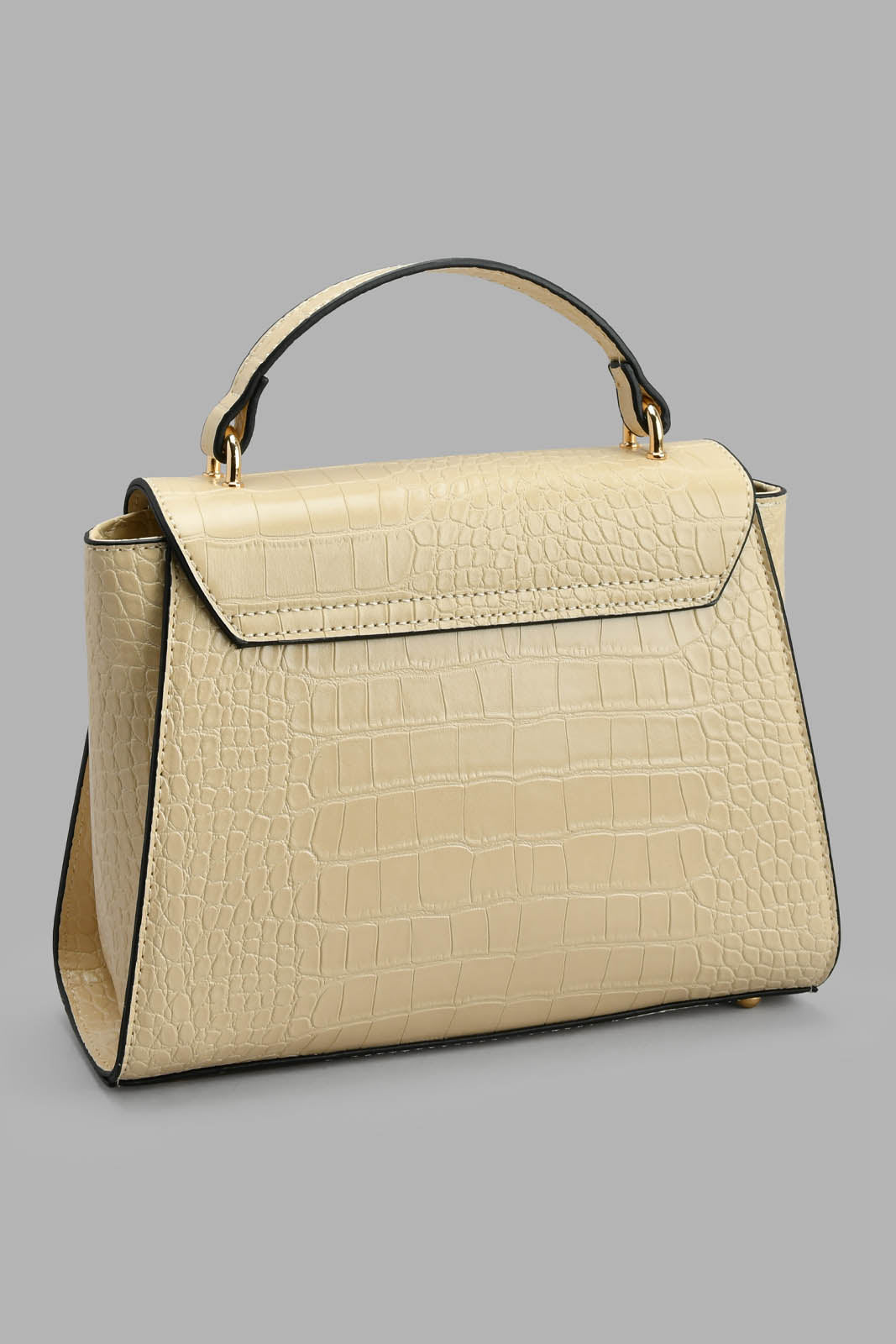 Redtag-Beige-Croc-Textured-Day-Bag-Day-Bags-Women-