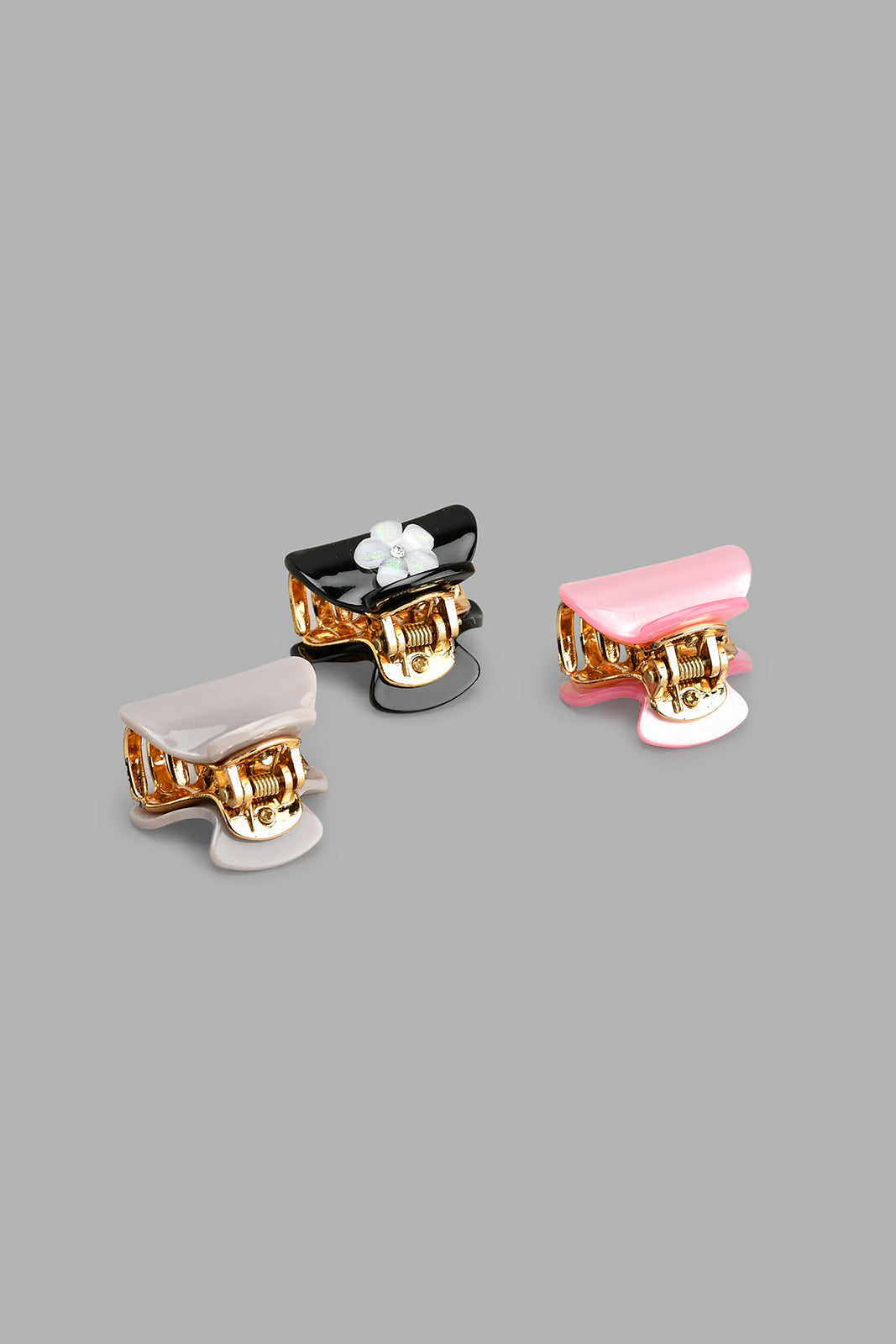 Redtag-Assorted-Hair-Claw-Set-(3-Piece)-Colour:Assorted,-Filter:Women's-Accessories,-New-In,-New-In-Women-ACC,-Non-Sale,-S22A,-Women-Hair-Clips-Women-