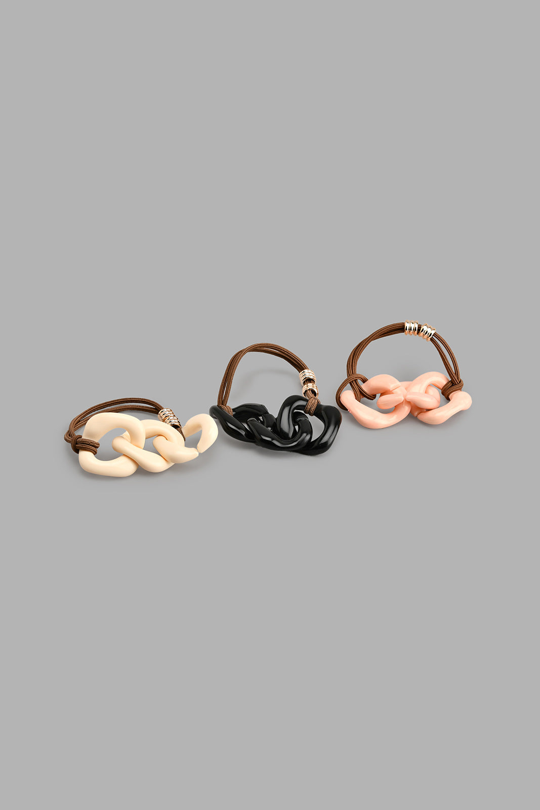 Redtag-Assorted-Elastic-Scrunchie-Set-(3-Piece)-Colour:Assorted,-Filter:Women's-Accessories,-New-In,-New-In-Women-ACC,-Non-Sale,-S22A,-Women-Hair-Elastic-Women-