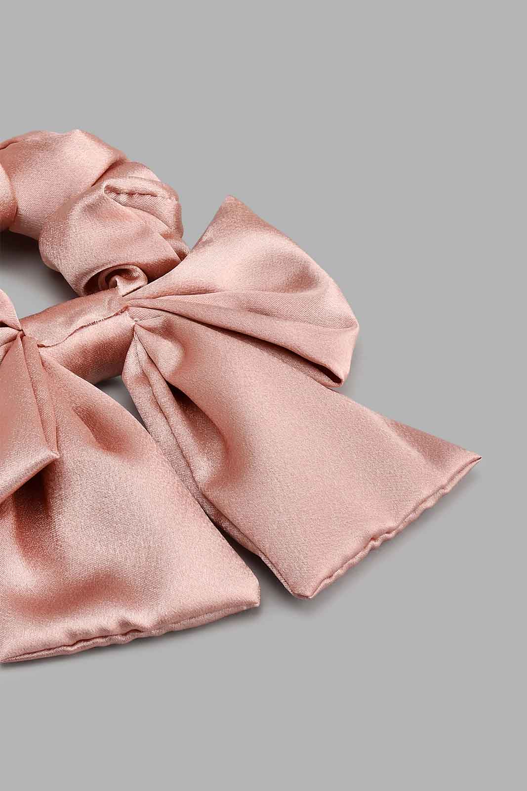 Redtag-Pink-Shimmery-Scrunchy-Colour:Pink,-Filter:Women's-Accessories,-New-In,-New-In-Women-ACC,-Non-Sale,-S22A,-Women-Hair-Elastic-Women-