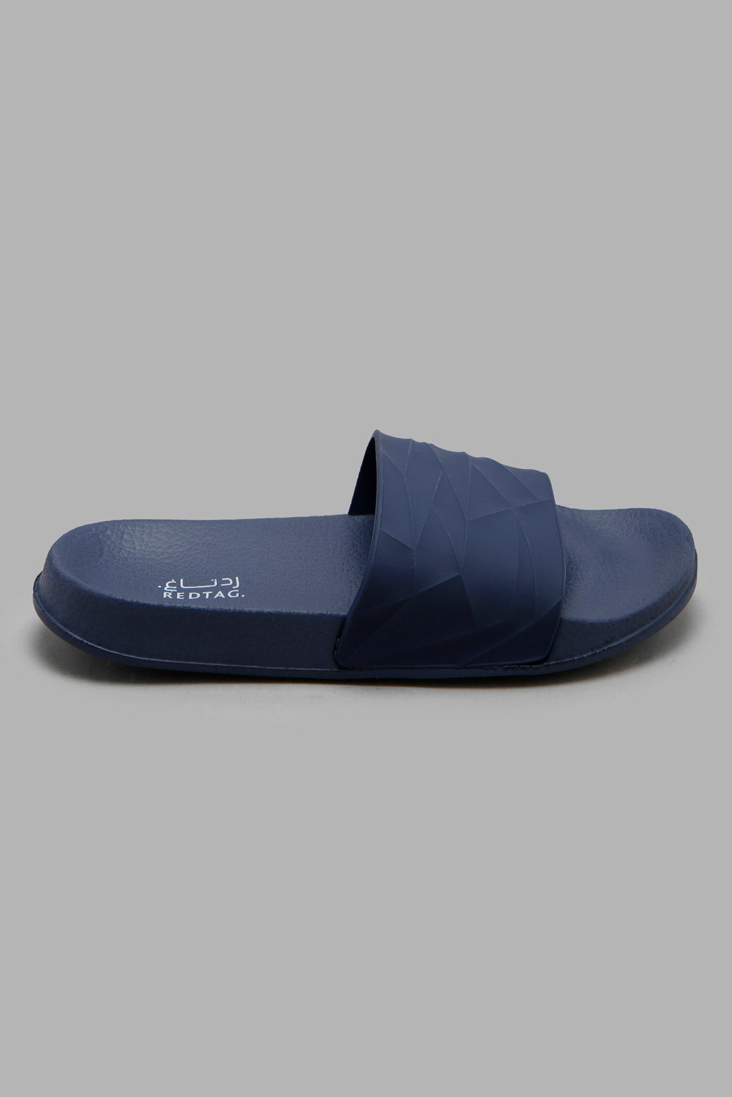 Redtag-Navy-Geometric-Slide-BSR-Flip-Flops,-Category:Flip-Flops,-Colour:Navy,-Deals:3-For-90,-Deals:New-In,-Filter:Boys-Footwear-(5-to-14-Yrs),-New-In-BSR-FOO,-S22B,-Section:Boys-(0-to-14Yrs)-Senior-Boys-5 to 14 Years