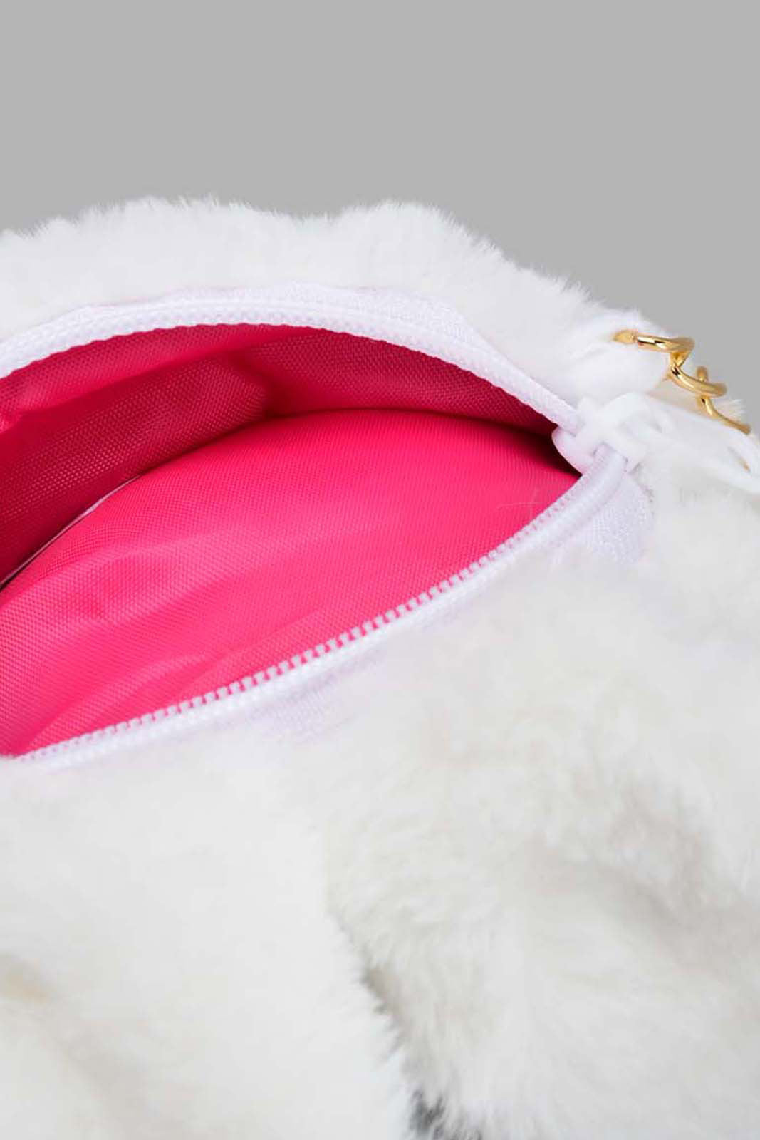 Redtag-White-Faux-Fur-Backpack-Category:Bags,-Colour:White,-Filter:Girls-Accessories,-GIR-Bags,-New-In,-New-In-GIR-ACC,-Non-Sale,-S22C,-Section:Girls-(0-to-14Yrs)-Girls-