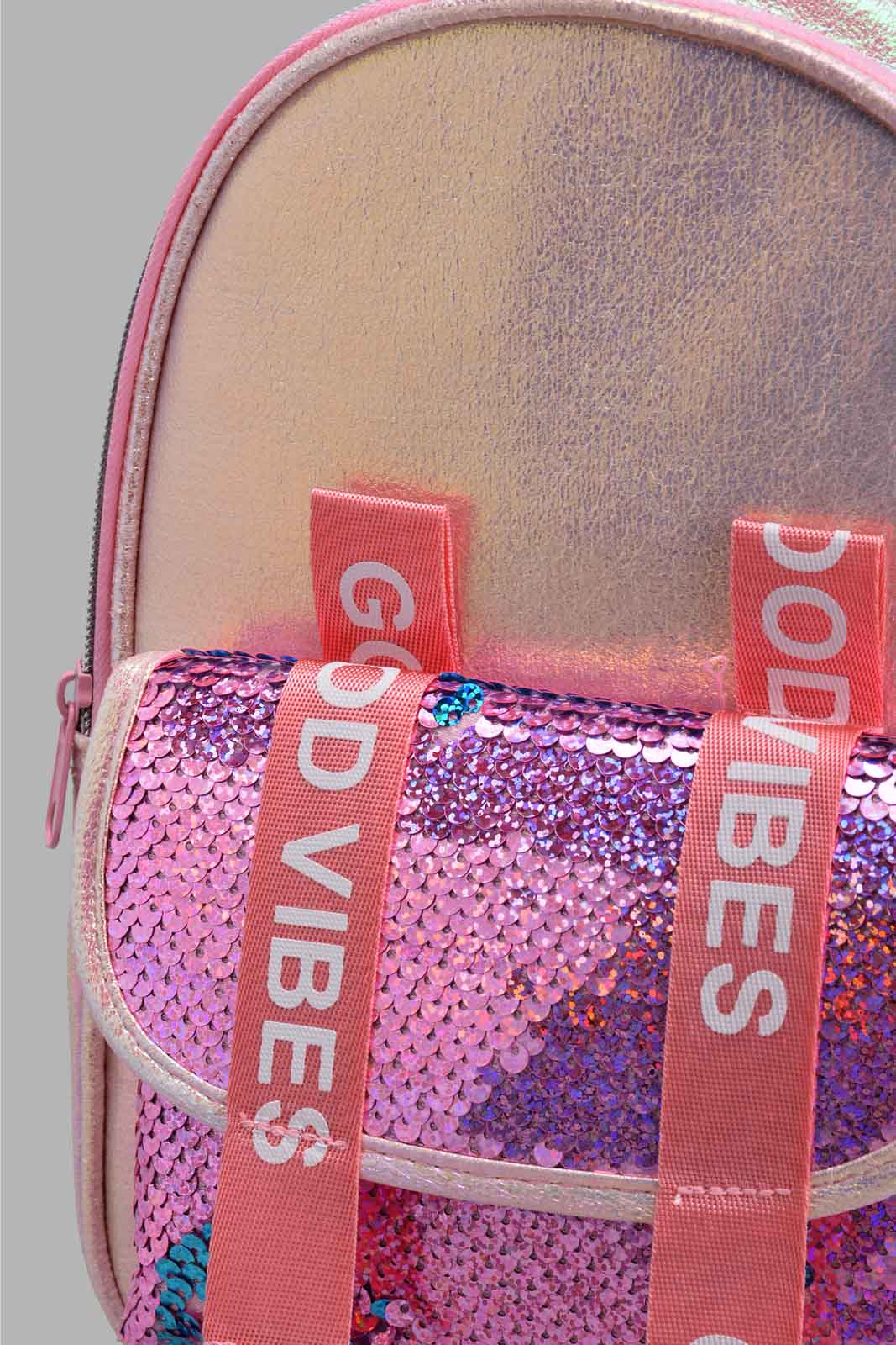Redtag-Multicolour-Embellished-Backpack-Category:Bags,-Colour:Pink,-Filter:Girls-Accessories,-GIR-Bags,-New-In,-New-In-GIR-ACC,-Non-Sale,-S22C,-Section:Girls-(0-to-14Yrs)-Girls-