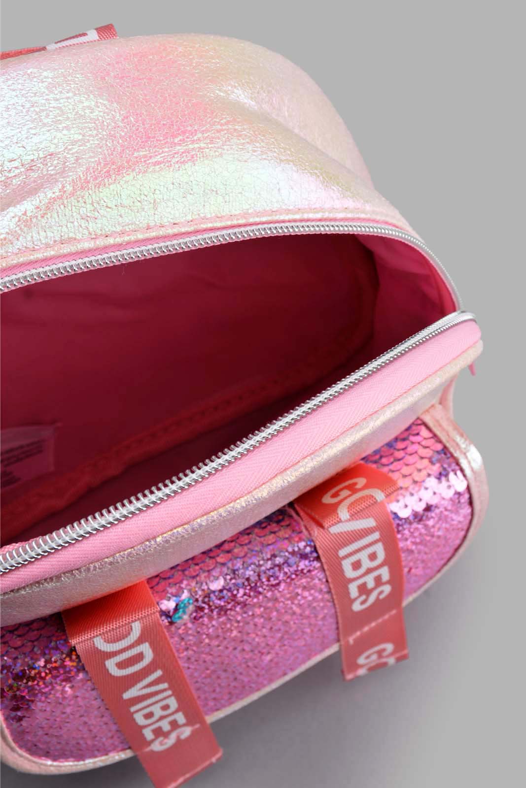 Redtag-Multicolour-Embellished-Backpack-Category:Bags,-Colour:Pink,-Filter:Girls-Accessories,-GIR-Bags,-New-In,-New-In-GIR-ACC,-Non-Sale,-S22C,-Section:Girls-(0-to-14Yrs)-Girls-