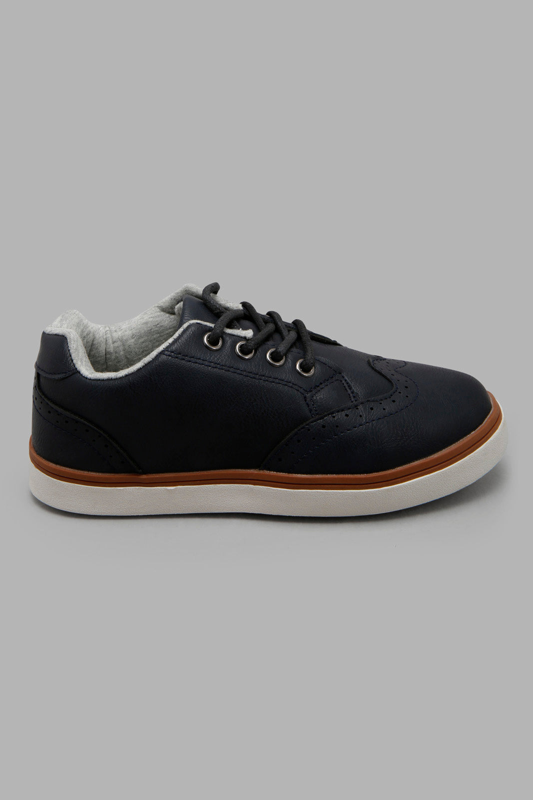 Redtag-Navy-Brogue-BOY-Sandals,-Category:Shoes,-Colour:Navy,-Filter:Boys-Footwear-(3-to-5-Yrs),-New-In,-New-In-BOY-FOO,-Non-Sale,-Section:Boys-(0-to-14Yrs),-W22O-Boys-3 to 5 Years