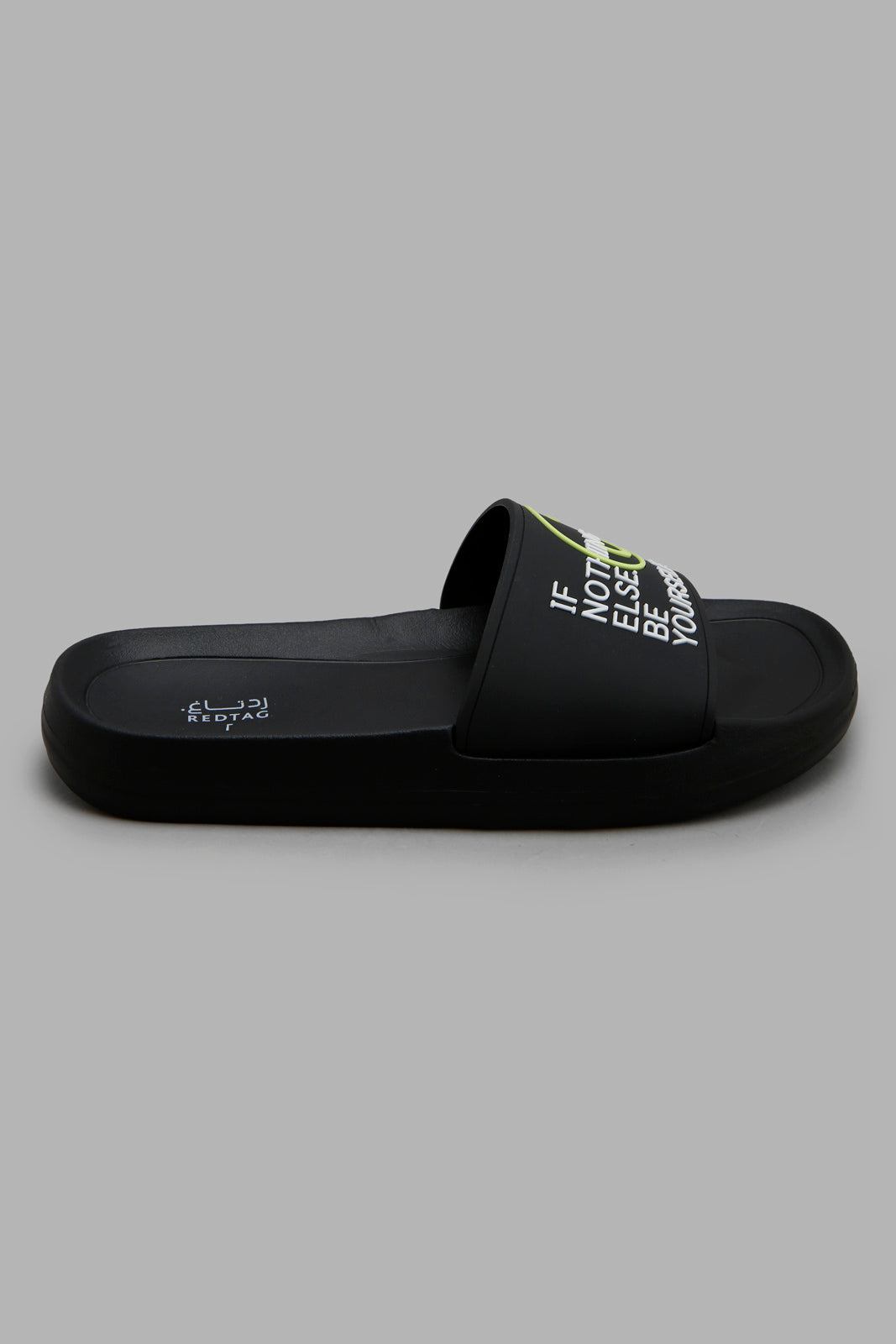 Redtag-Black-Slogan-Embossed-Slide-Bundle,-Category:Flip-Flops,-Colour:Black,-Deals:3-For-90,-Deals:New-In,-Filter:Men's-Footwear,-Men-Flip-Flops,-New-In-Men-FOO,-Section:Men,-W22O-Men's-