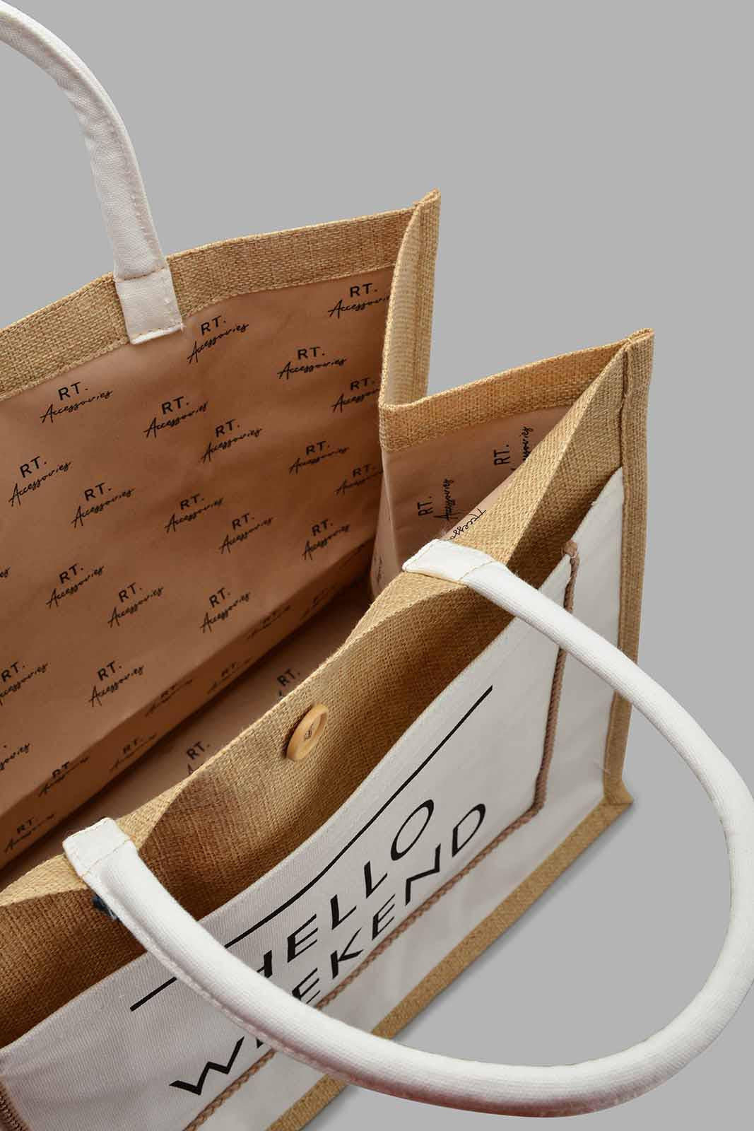Redtag-Beige-Printed-Shoppers-Category:Bags,-Colour:Beige,-Filter:Women's-Accessories,-New-In,-New-In-Women-ACC,-Non-Sale,-S22B,-Section:Women,-Women-Bags-Women-
