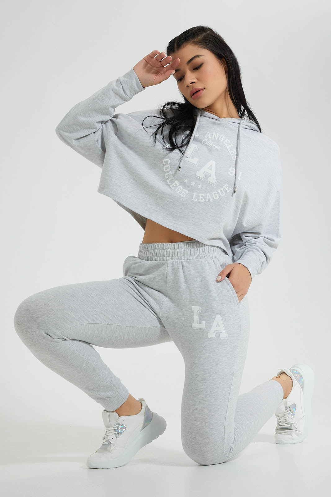 Redtag-Grey-Placement-Print-Elasticated-Hem-Jogger-Colour:Grey,-Filter:Women's-Clothing,-New-In,-New-In-Women,-Non-Sale,-S22B,-Section:Women,-Women-Trousers-Women's-