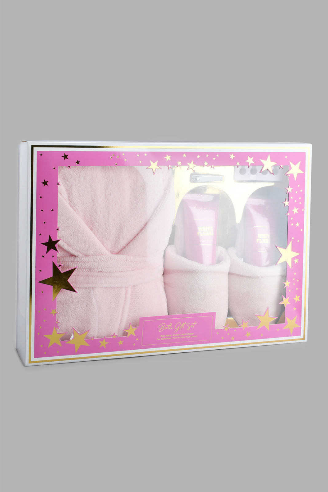 Redtag-Pink-Bath-Robe-Set-(6-Pcs)-Category:Robes,-Colour:Pink,-Filter:Home-Bathroom,-HMW-BAC-Bce-Bath-Accessories,-New-In,-New-In-HMW-BAC,-Non-Sale,-S22B,-Section:Homewares-Home-Bathroom-