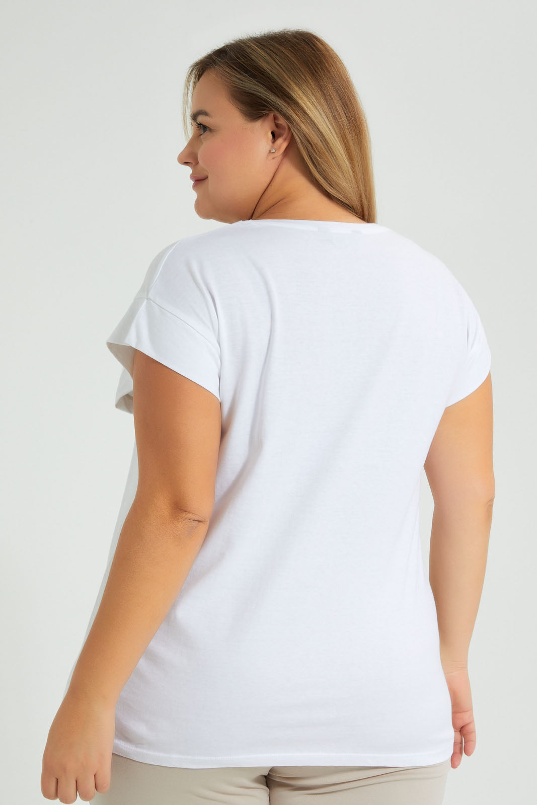 Redtag-White-With-Placement-Print-Top-Colour:White,-Filter:Plus-Size,-LDP-T-Shirts,-New-In,-New-In-LDP,-Non-Sale,-S22B,-Section:Women-Women's-