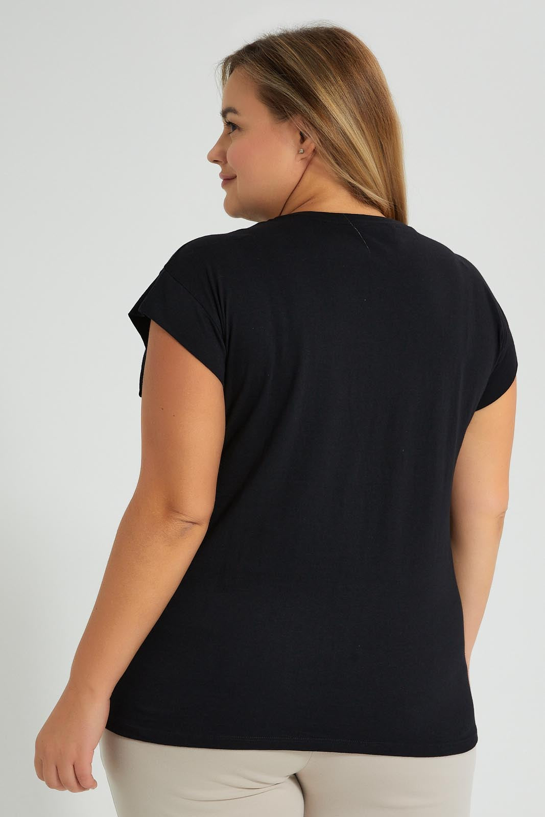 Redtag-Black-With-Placement-Print-Top-Colour:Black,-Filter:Plus-Size,-LDP-T-Shirts,-New-In,-New-In-LDP,-Non-Sale,-S22B,-Section:Women-Women's-