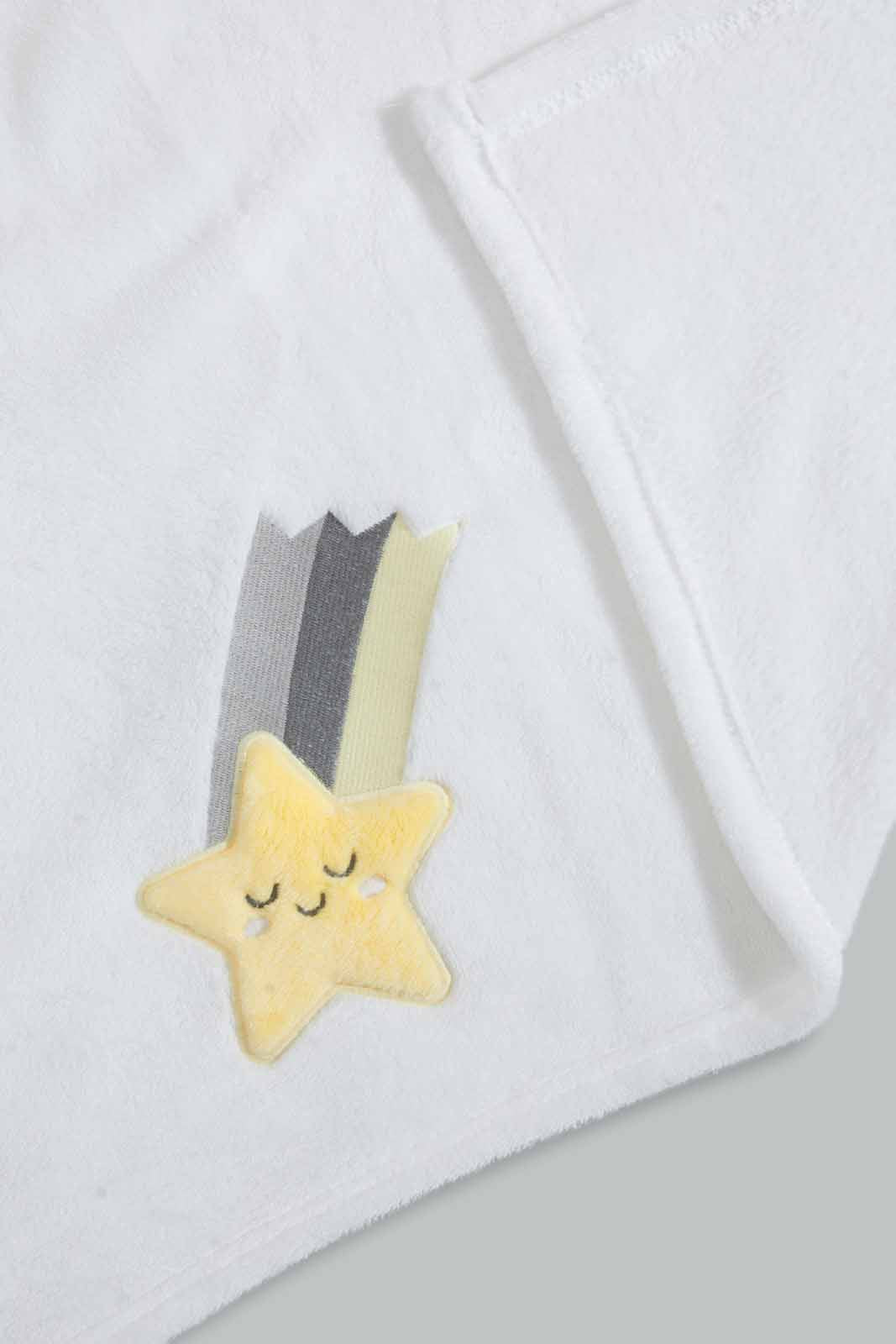 White Star Fluffy Blanket