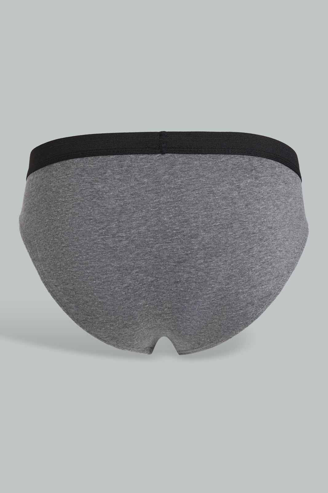 Redtag-Grey-Melange-2-Pack-Brief-365,-Category:Briefs,-Colour:Grey,-Deals:New-In,-Filter:Men's-Clothing,-Men-Briefs,-New-In-Men-APL,-Non-Sale,-Section:Men-Men's-