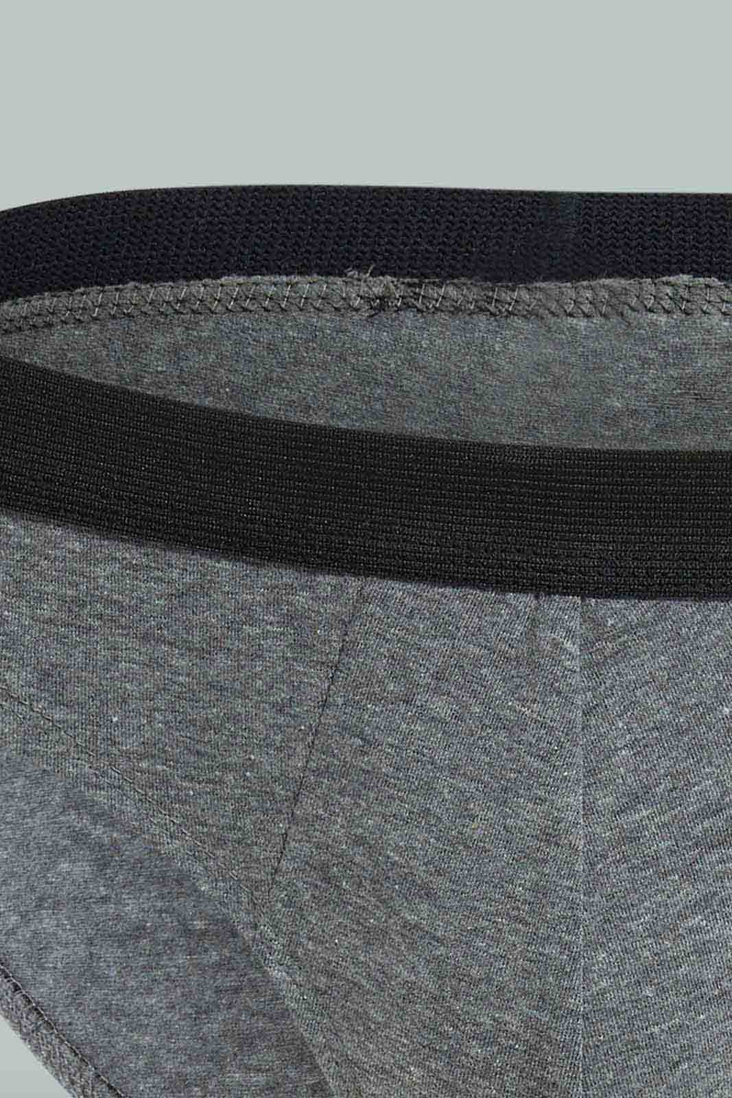 Redtag-Grey-Melange-2-Pack-Brief-365,-Category:Briefs,-Colour:Grey,-Deals:New-In,-Filter:Men's-Clothing,-Men-Briefs,-New-In-Men-APL,-Non-Sale,-Section:Men-Men's-