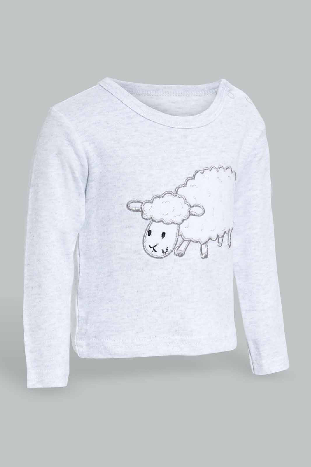 Redtag-Grey-Sheep-3-Pieces-Gift-Set-Category:Blouses,-Colour:Ivory,-Deals:New-In,-EID,-Filter:Women's-Clothing,-New-In-Women,-Non-Sale,-Section:Women,-W22O,-Women-Blouses-Baby-0 to 12 Months