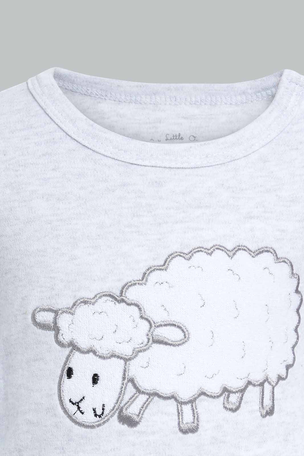 Redtag-Grey-Sheep-3-Pieces-Gift-Set-Category:Blouses,-Colour:Ivory,-Deals:New-In,-EID,-Filter:Women's-Clothing,-New-In-Women,-Non-Sale,-Section:Women,-W22O,-Women-Blouses-Baby-0 to 12 Months