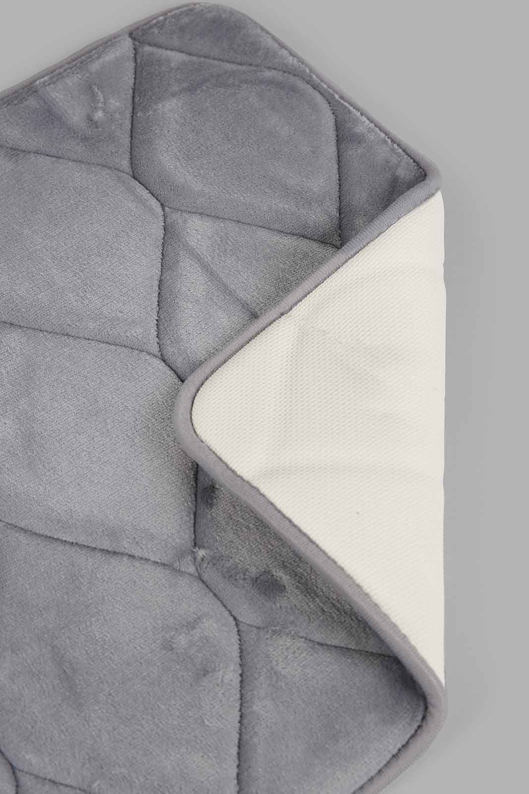 Redtag-Brown-Memory-Foam-Bath-Mat-Category:Bathmats,-Colour:Grey,-Deals:New-In,-Filter:Home-Bathroom,-HMW-BAC-Bath-Accessories,-New-In-HMW-BAC,-Non-Sale,-S22C,-Section:Homewares-Home-Bathroom-