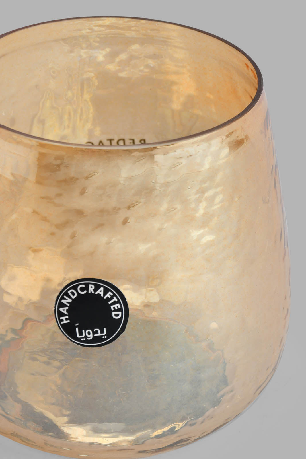 Gold Clear Cotton Jar