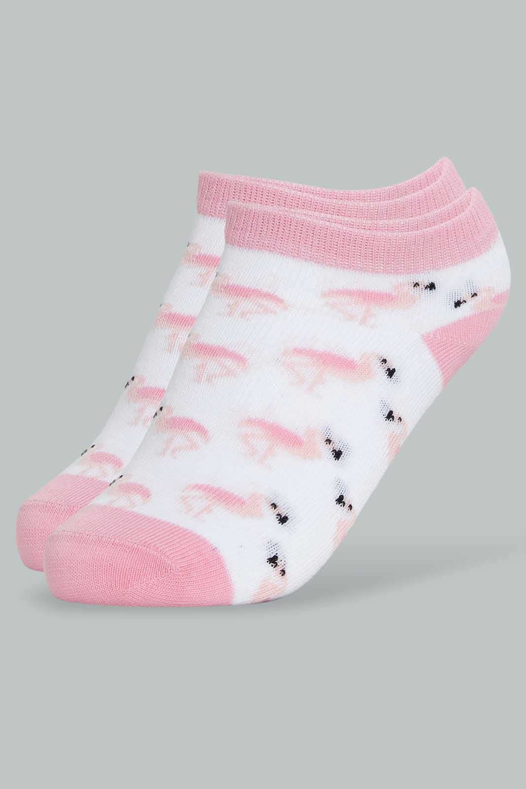 Redtag-Assorted-Ankle-Socks-Ankle-Socks-Girls-2 to 8 Years