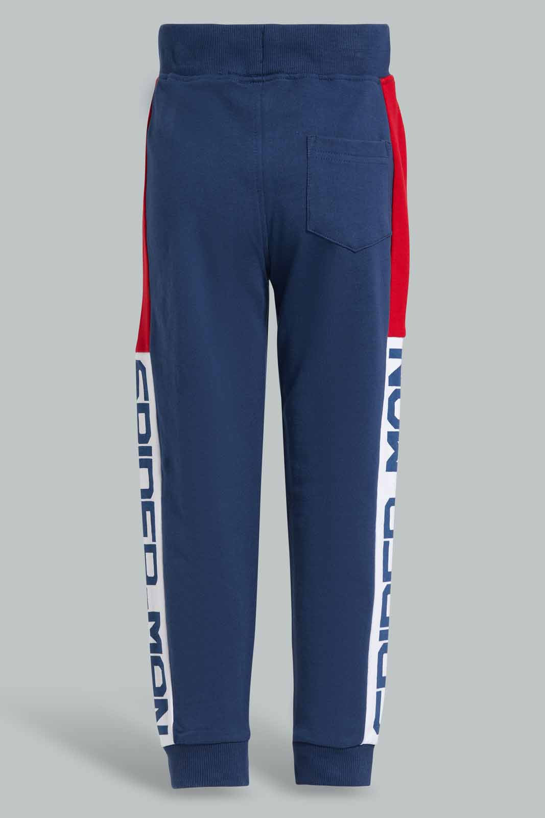 Redtag-Blue-Spiderman-Jogpant-BOY-Joggers,-Category:Joggers,-CHR,-Colour:Blue,-Deals:2-For-90,-Deals:New-In,-Filter:Boys-(2-to-8-Yrs),-New-In-BOY-APL,-S22C,-Section:Kidswear,-TBL-Boys-
