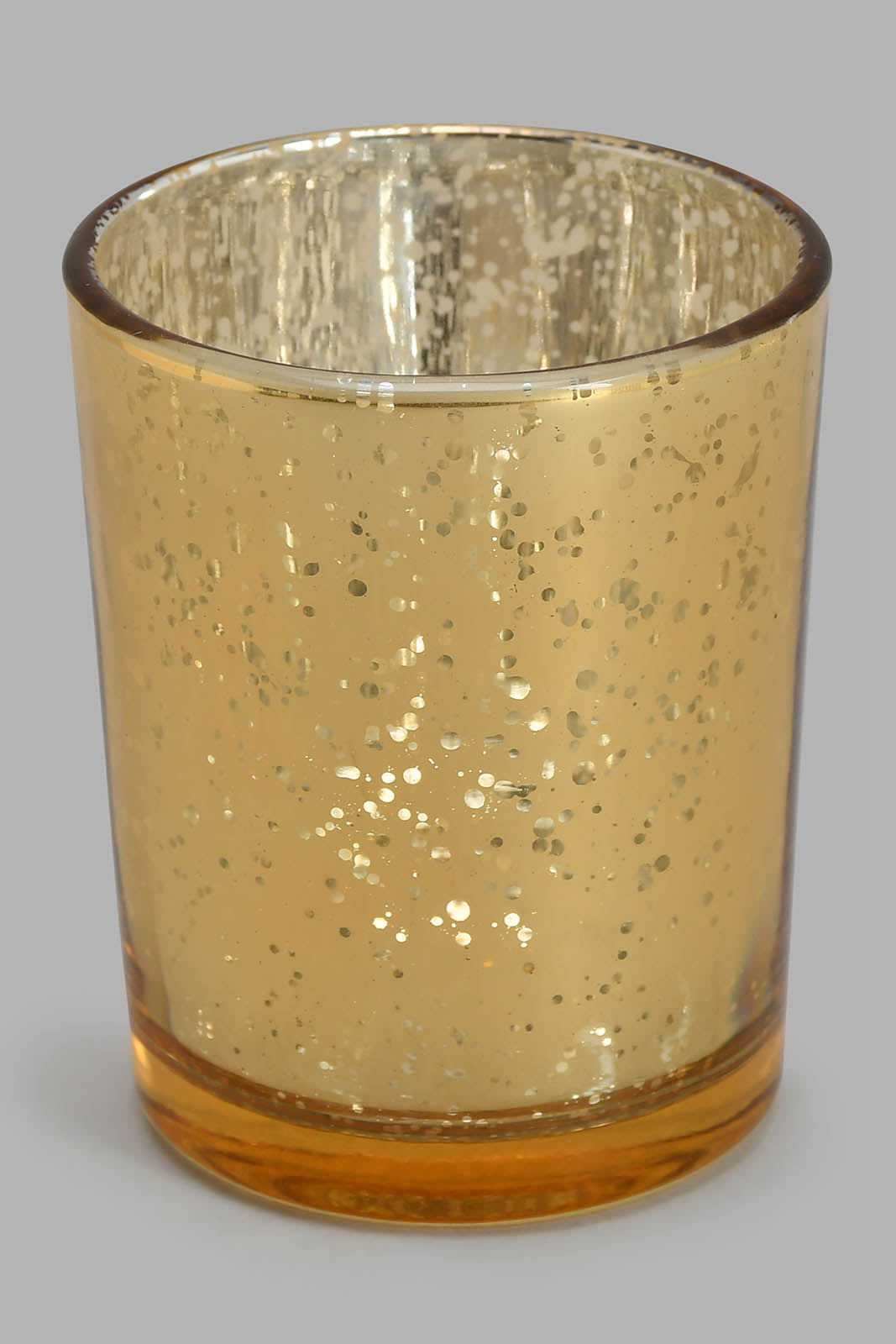 Gold Tray With Candle Holder Set (4 Piece)