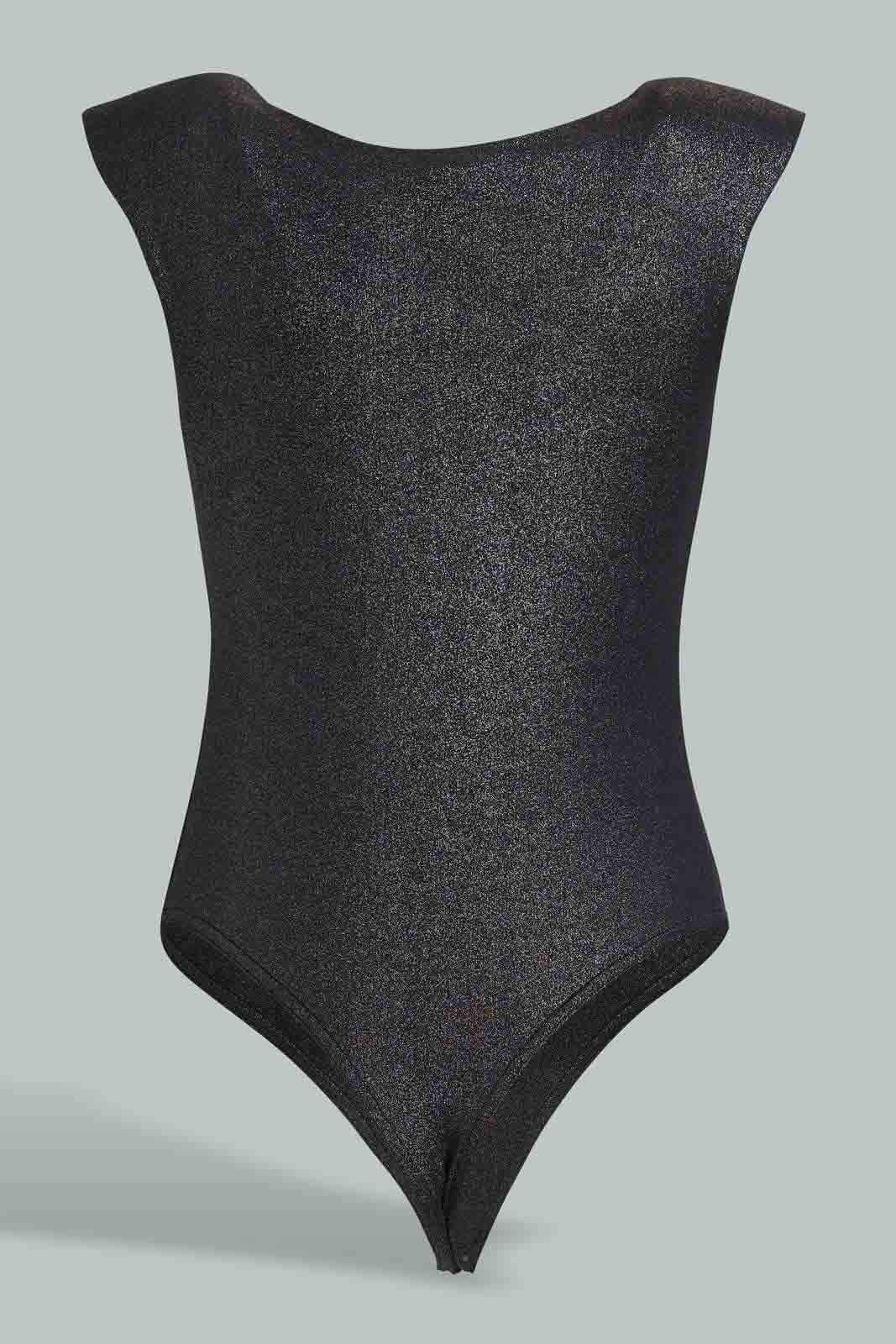 Redtag-Black-Sleeveless-Bodysuit-Tops-Women's-