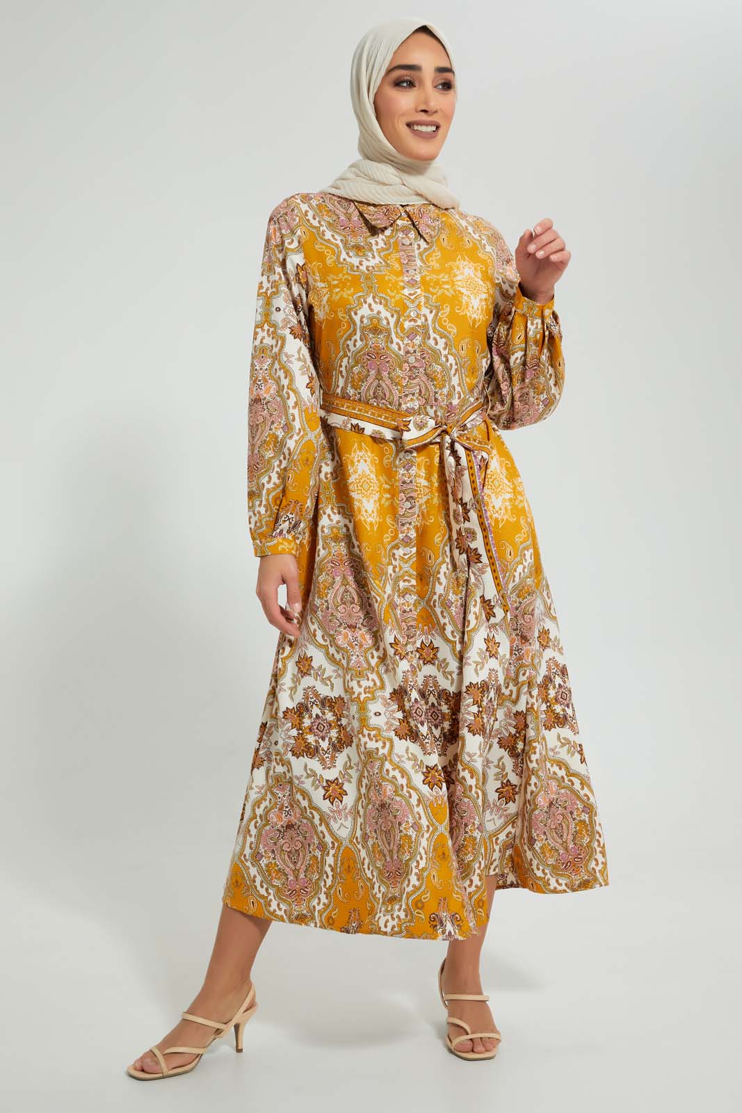 Redtag-Assorted-Printed-Shirt-Dress-Dresses-Women's-
