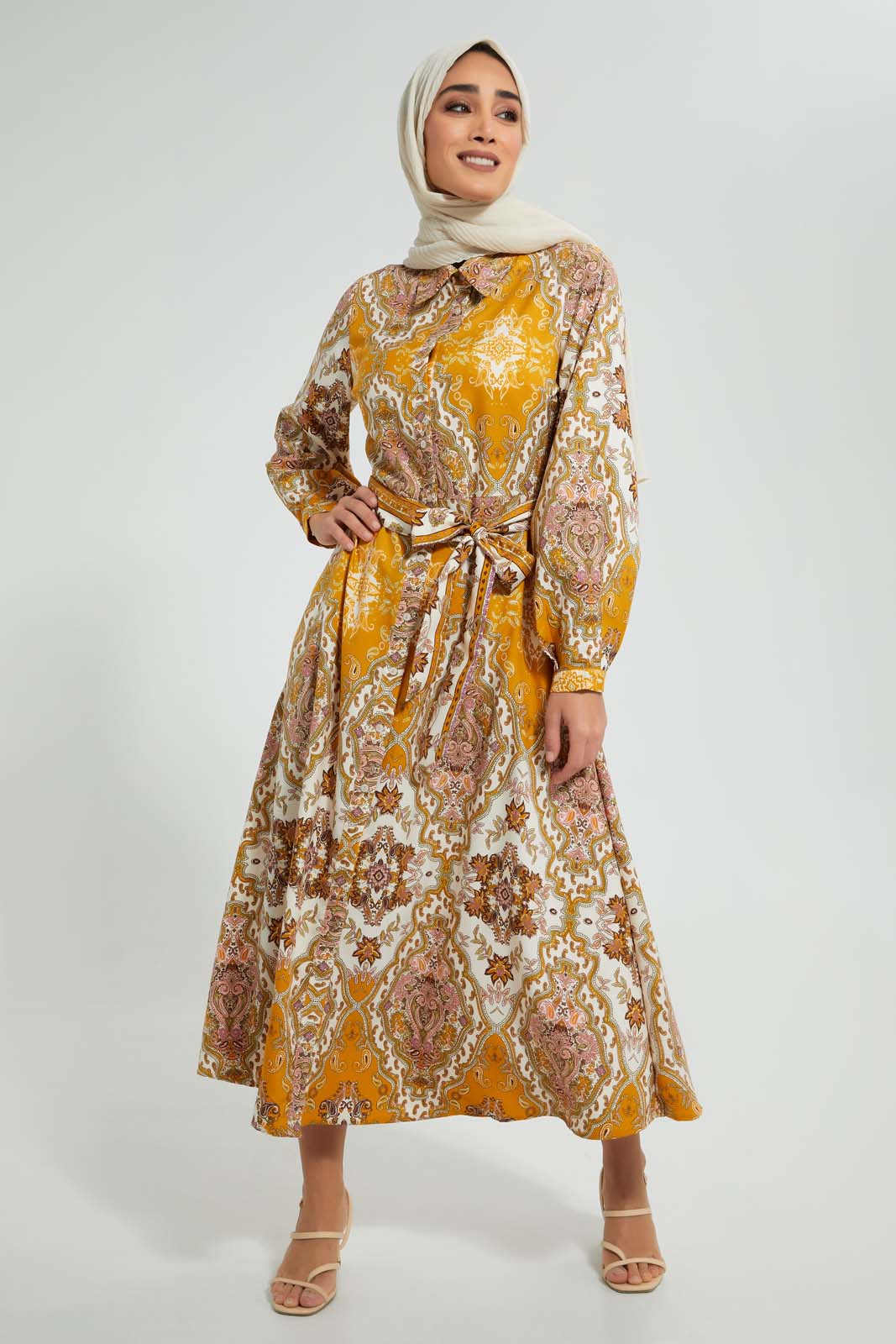 Redtag-Assorted-Printed-Shirt-Dress-Dresses-Women's-
