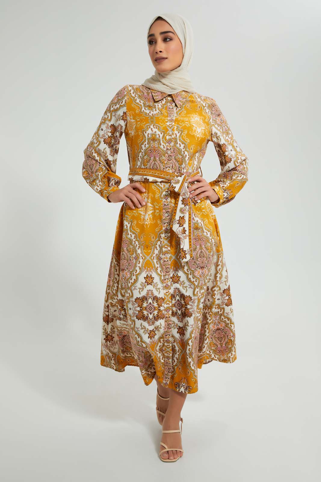 Redtag-Assorted-Printed-Shirt-Dress-Dresses-Women's-