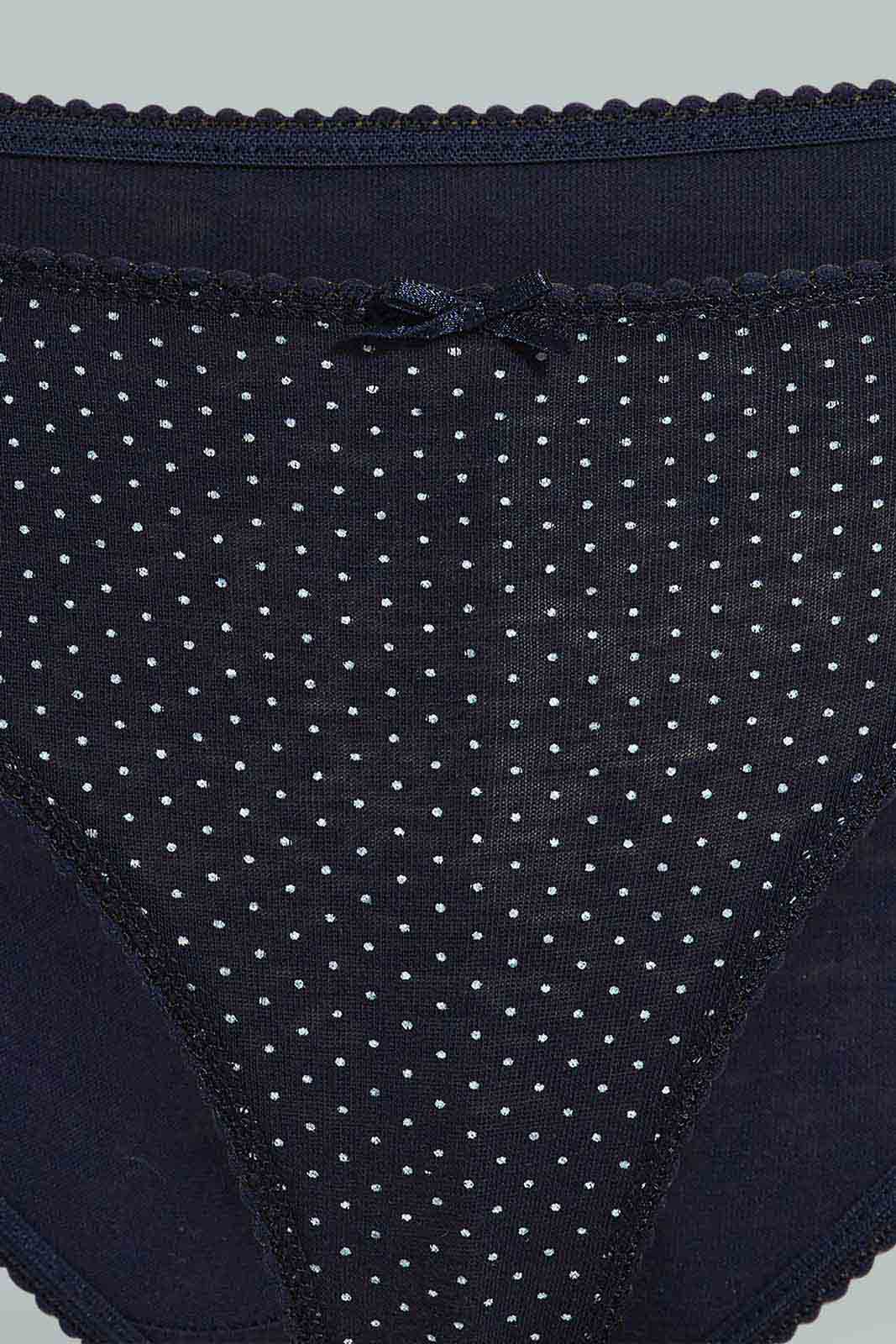 Redtag-Assorted-Print/Plain-Bikini-Briefs-(5-Pack)-Briefs-Bikini-Women's-