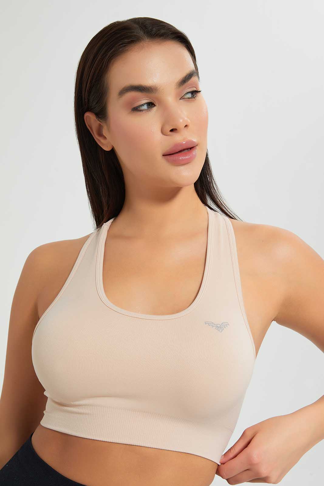 Redtag-Pink-Sports-Bra-Sports-Bras-Women's-