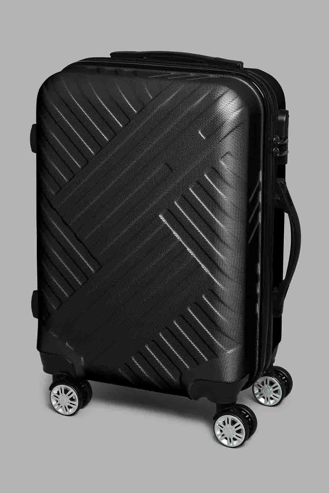 Redtag-Black-Color-(20-Inch)-Abs-Hard-Trolley-Case-Category:Luggage-Trolleys,-Colour:Black,-Filter:Travel-Accessories,-LUG-Luggage-Trolleys,-New-In,-New-In-LUG-ACC,-Non-Sale,-S22C,-Section:Homewares,-Section:Travel-Travel-Accessories-