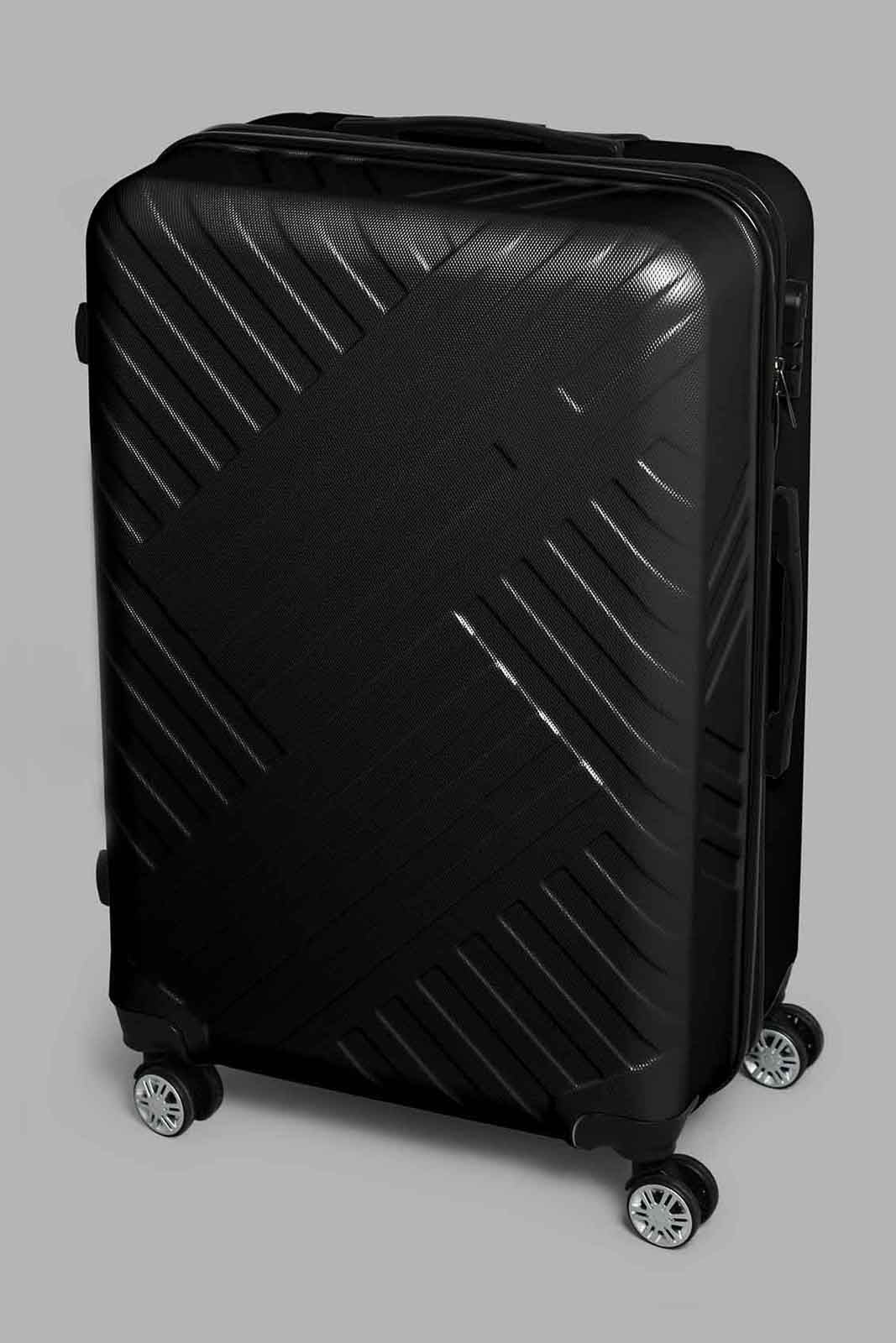 Redtag-Black-Color-(24-Inch)-Abs-Hard-Trolley-Case-Category:Luggage-Trolleys,-Colour:Black,-Filter:Travel-Accessories,-LUG-Luggage-Trolleys,-New-In,-New-In-LUG-ACC,-Non-Sale,-S22C,-Section:Homewares,-Section:Travel-Travel-Accessories-