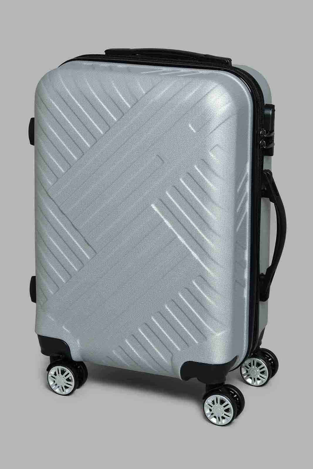 Redtag-Silver-Color-(20-Inch)-Abs-Hard-Trolley-Case-Category:Luggage-Trolleys,-Colour:Silver,-Filter:Travel-Accessories,-LUG-Luggage-Trolleys,-New-In,-New-In-LUG-ACC,-Non-Sale,-S22C,-Section:Homewares,-Section:Travel-Travel-Accessories-