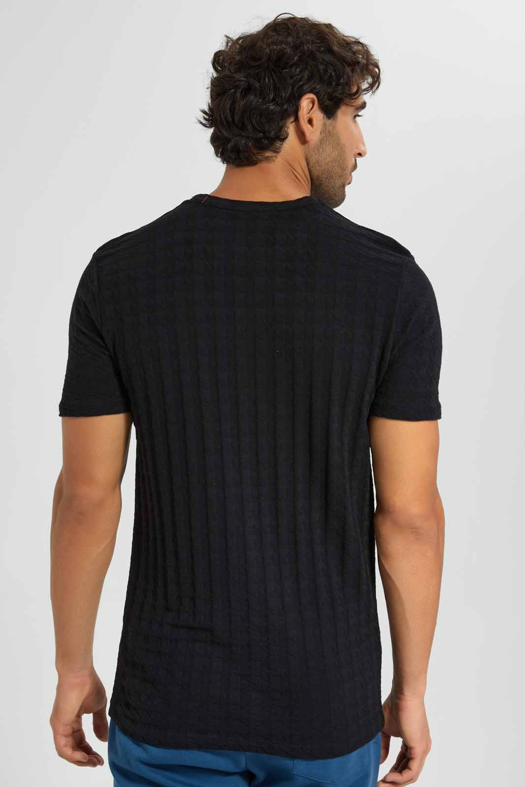 Redtag-Black-Crew-Neck-T-Shirt-Category:T-Shirts,-Colour:Black,-Deals:New-In,-Filter:Men's-Clothing,-Men-T-Shirts,-New-In-Men,-Non-Sale,-S22D,-Section:Men-Men's-