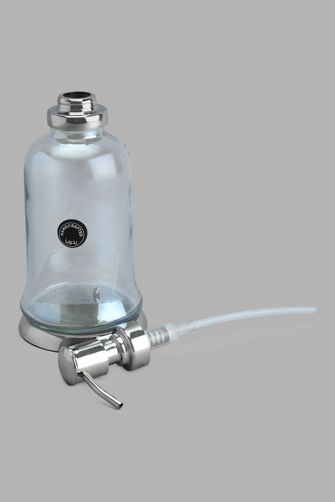 Silver Lotion Dispenser