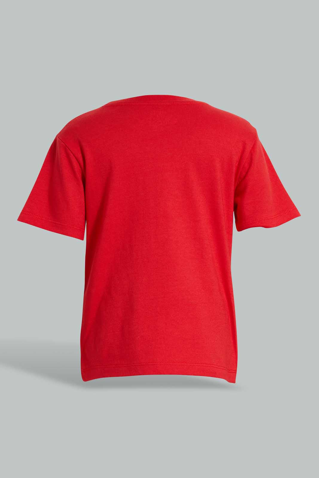 Redtag-Red-Car-&-Helicopter-T-Shirt--For-Baby-Boys-Category:T-Shirts,-Colour:Red,-Deals:Sale,-Filter:Infant-Boys-(3-to-24-Mths),-INB-T-Shirts,-S22C,-Sale-INB-APL,-Section:Boys-(0-to-14Yrs)-Infant-Boys-3 to 24 Months