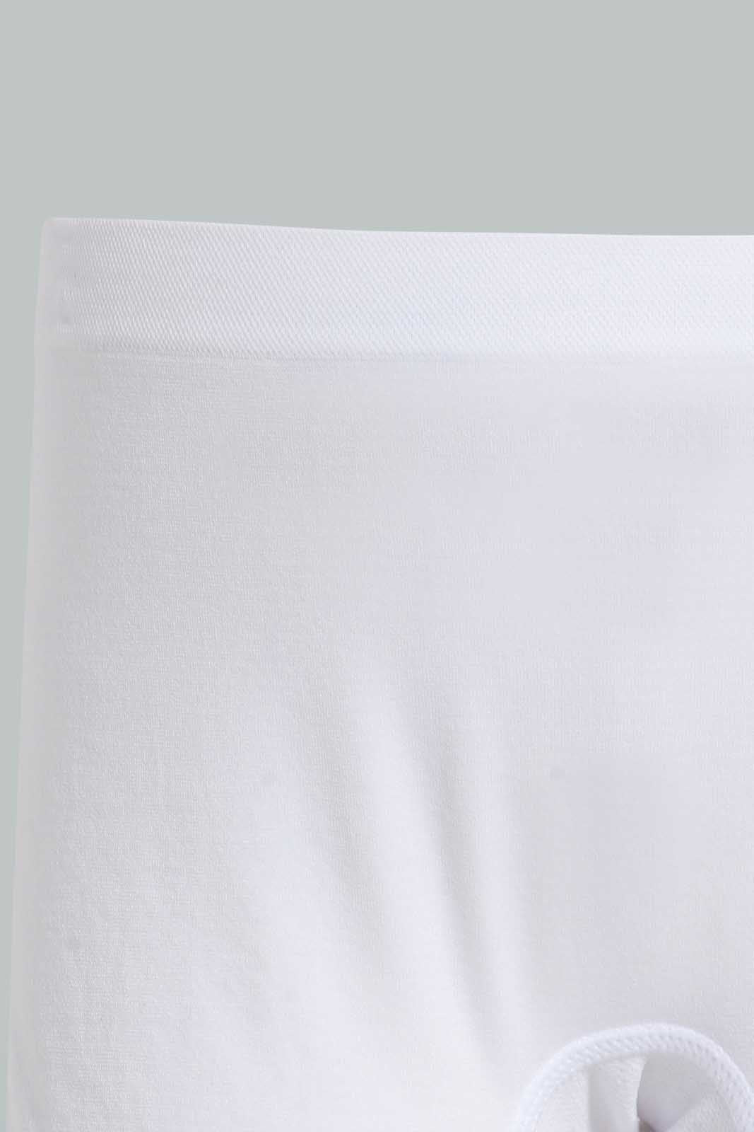 White Seamless Boxer Brief (Pack of 2)