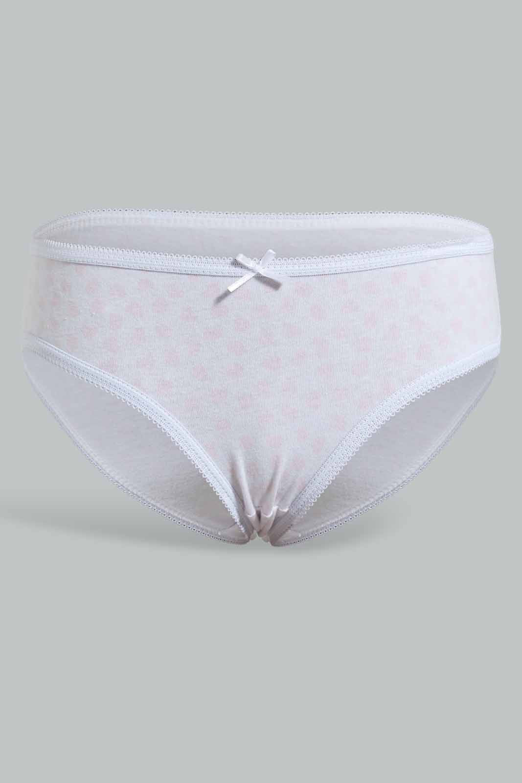 Redtag-Assorted-Multi-5Pcs-Bikini-Brief-Packs-Sports-Bras-Senior-Girls-9 to 14 Years