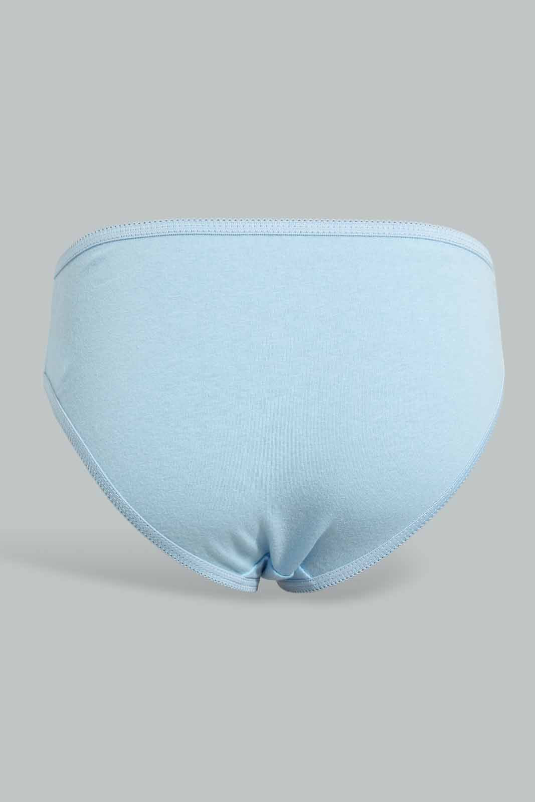 Redtag-Assorted-Multi-5Pcs-Bikini-Brief-Packs-Sports-Bras-Senior-Girls-9 to 14 Years
