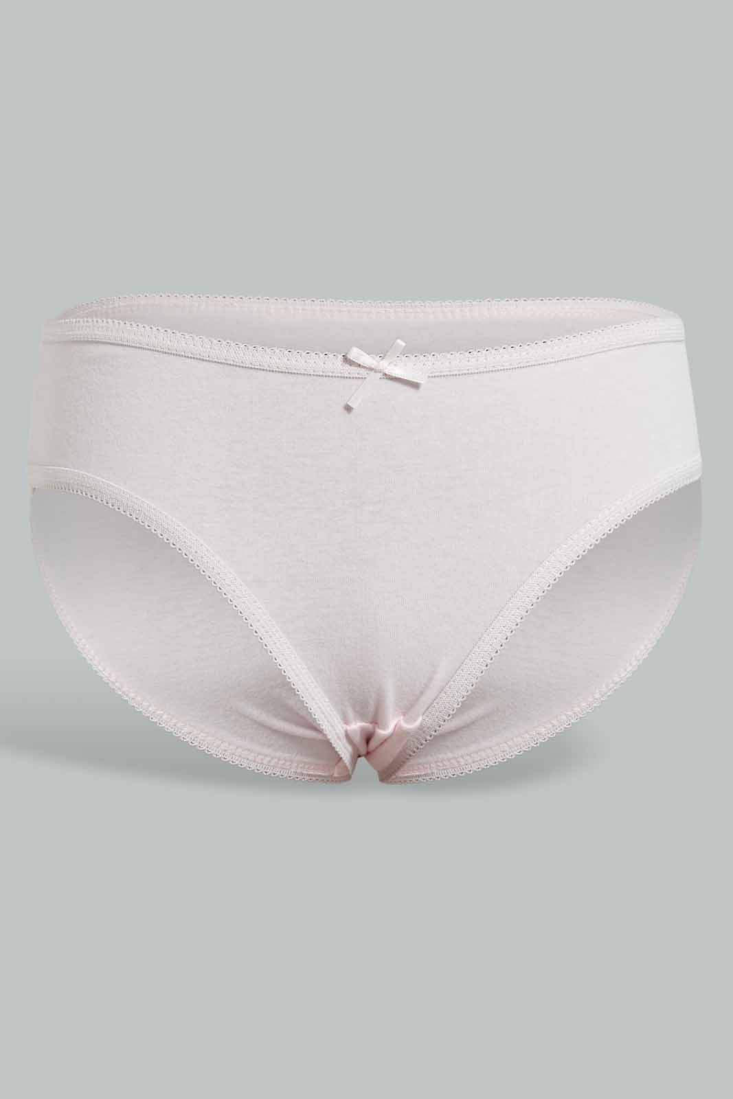Redtag-Assorted-Multi-5Pcs-Bikini-Brief-Packs-Sports-Bras-Senior-Girls-9 to 14 Years