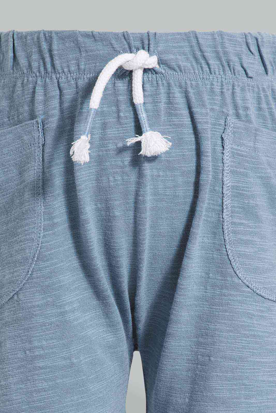 Redtag-Black-And-Grey-Car-Solid-Short-2-Pack-Category:Shorts,-Colour:Black,-Deals:New-In,-Filter:Infant-Boys-(3-to-24-Mths),-INB-Active-Shorts,-New-In-INB-APL,-Non-Sale,-S22C,-Section:Kidswear,-VLM-Infant-Boys-