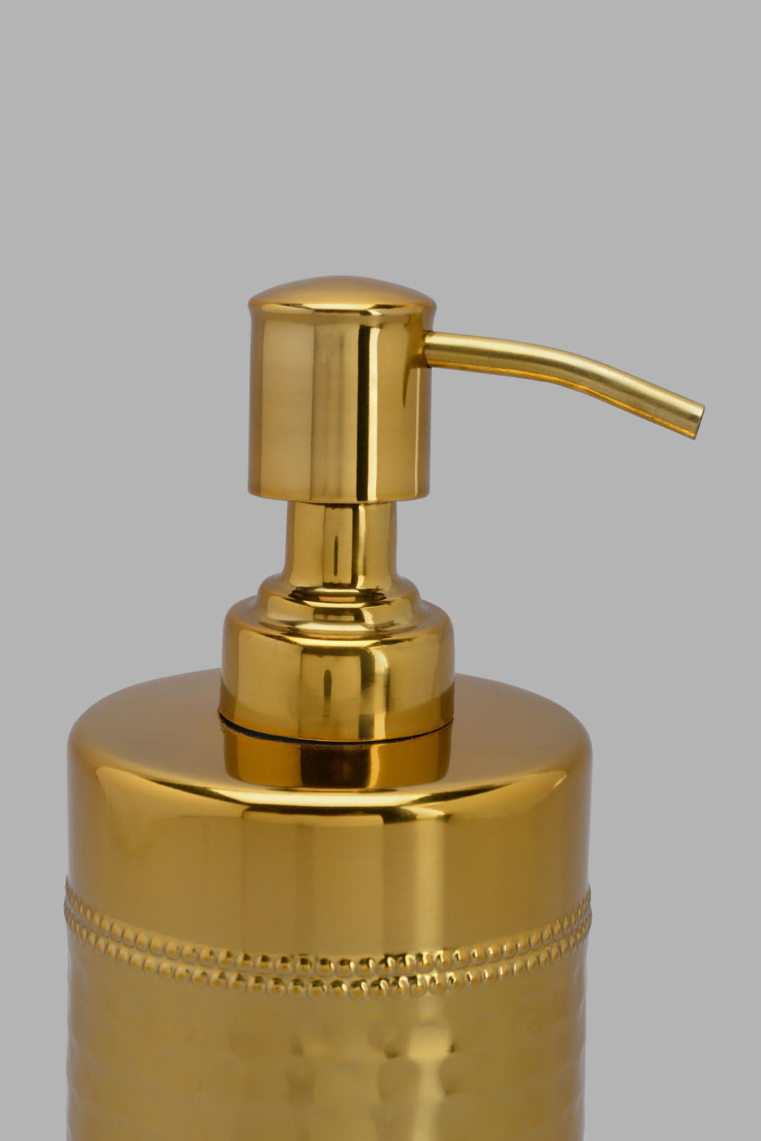 Gold Hammered Lotion Dispenser